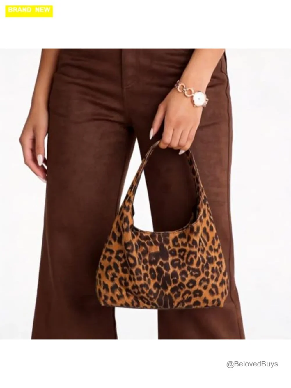 Large Faux Suede Hobo Bag with Zipper, Foldable Travel Tote, Shoulder Handbag